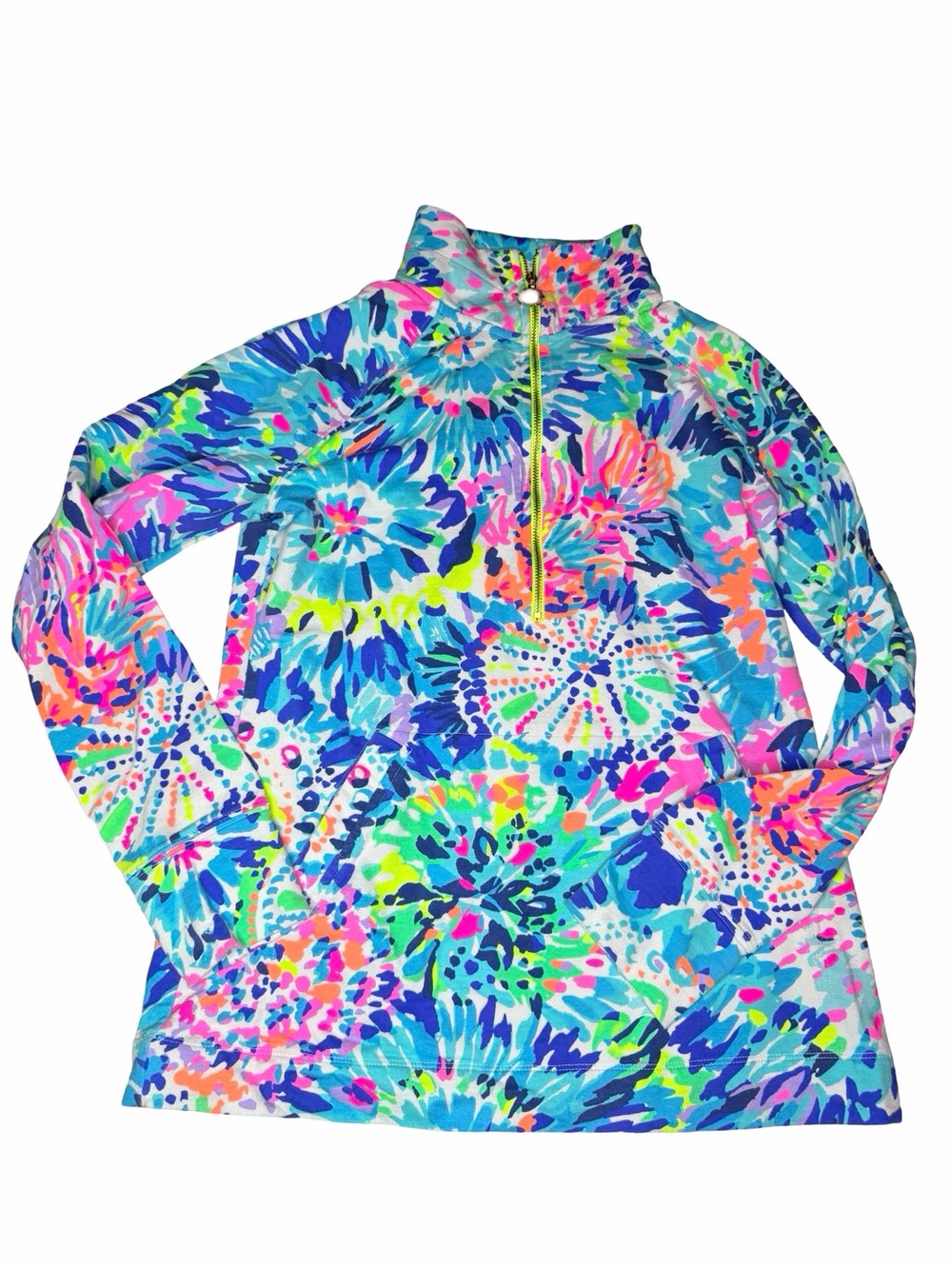 Lilly Pulitzer Skipper Popover in the "Multi Dive In" XS